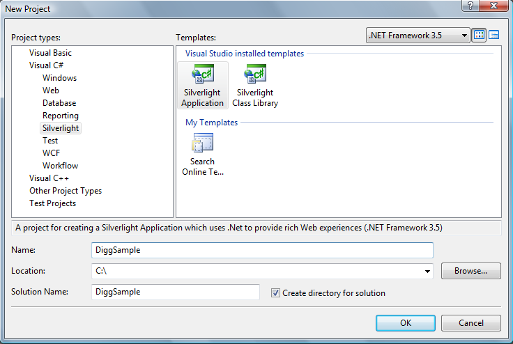 visual studio 2008 silverlight download